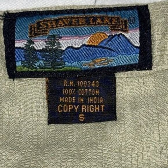 Vintage Womens 3-Piece Olive Green Cotton Ensemble With Beaded Trim - Picture 3 of 13